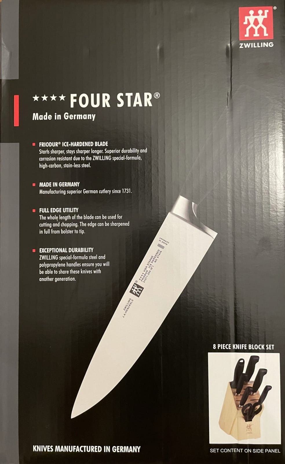 Four Star Anniversary 8-pc Knife Block Set customer photo 2