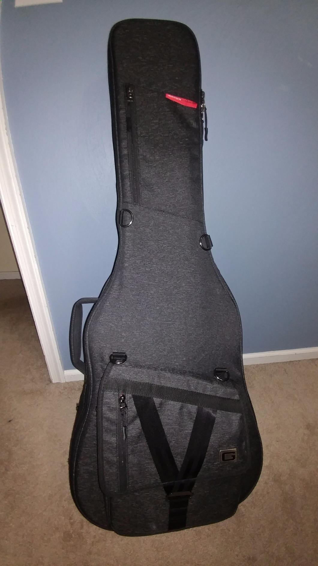 Gator Cases Transit Series Lightweight Acoustic Guitar Gig Bag with Back Pack Straps and Rubberized Base, Tan Exterior (GT-ACOUSTIC-TAN) customer photo 1