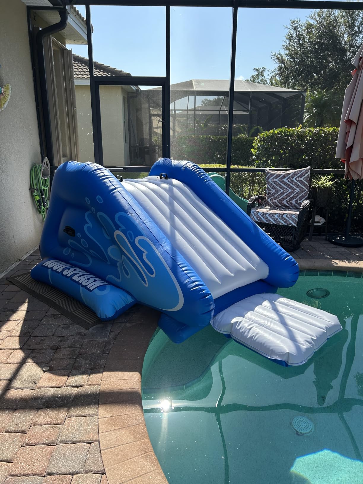 INTEX Kool Splash Inflatable Water Slide for Swimming Pool Fun | 58849EP - Blow Up Play Center with Sprinkler for Kids Ages 6 and Up customer photo 2