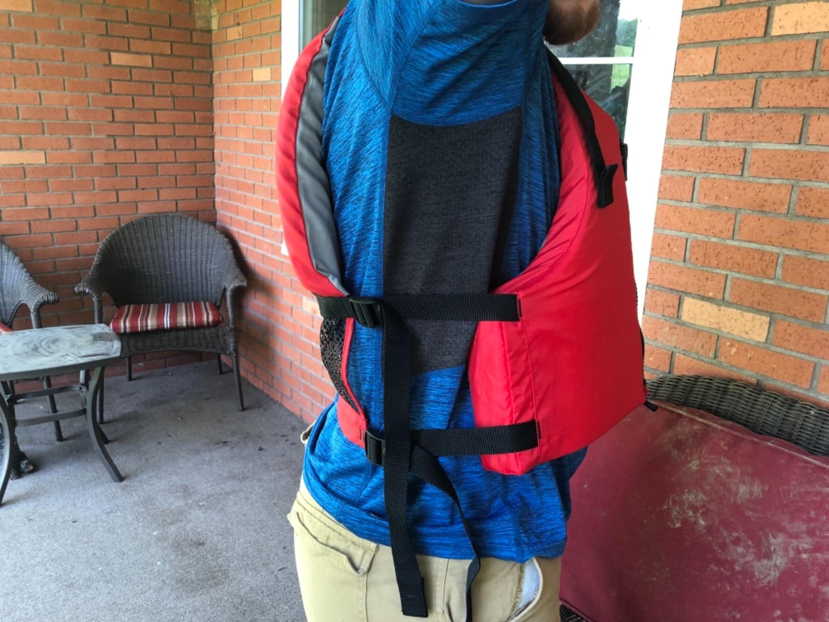 Onyx Universal Paddle Life Jacket, USCG & TC Approved Adult PFD - Kayak Paddle PFD with Adjustable Fit and High Mobility customer photo 2