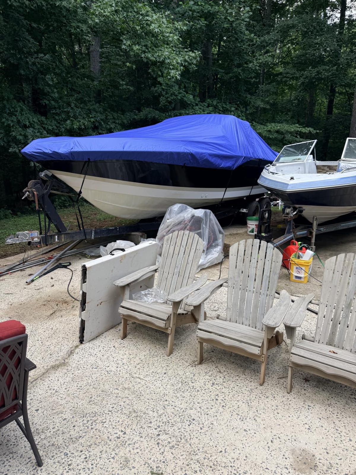 iCOVER Trailerable Boat Cover - 17'-19' Heavy Duty Waterproof Tarp Covers with Storage Bag, Fits V-Hull, Fish&Ski, Pro-Style, Fishing, Runabout, Bass Boats customer photo 2