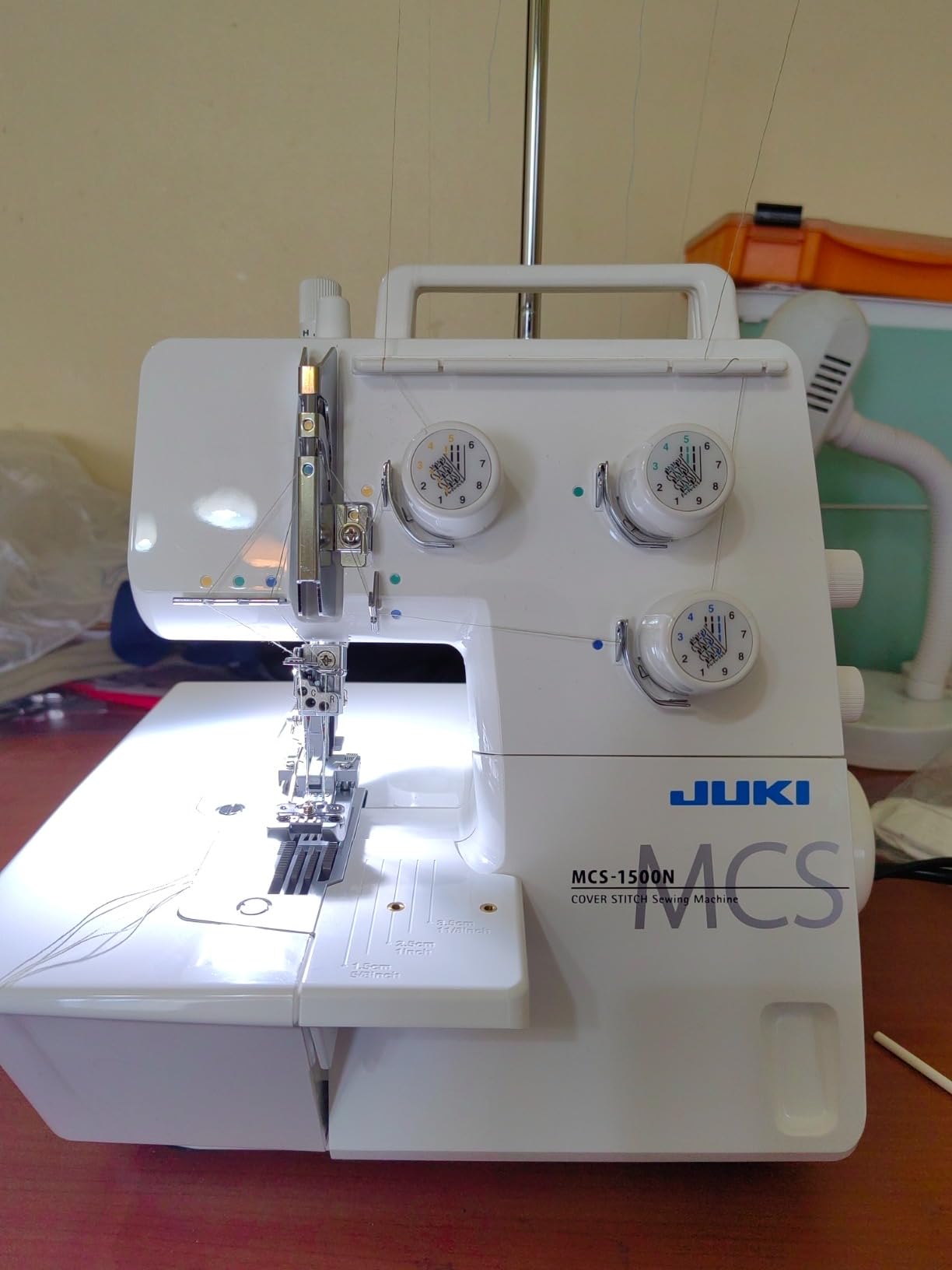 Juki MCS-1500 Cover Stitch and Chain Stitch Machine customer photo 2