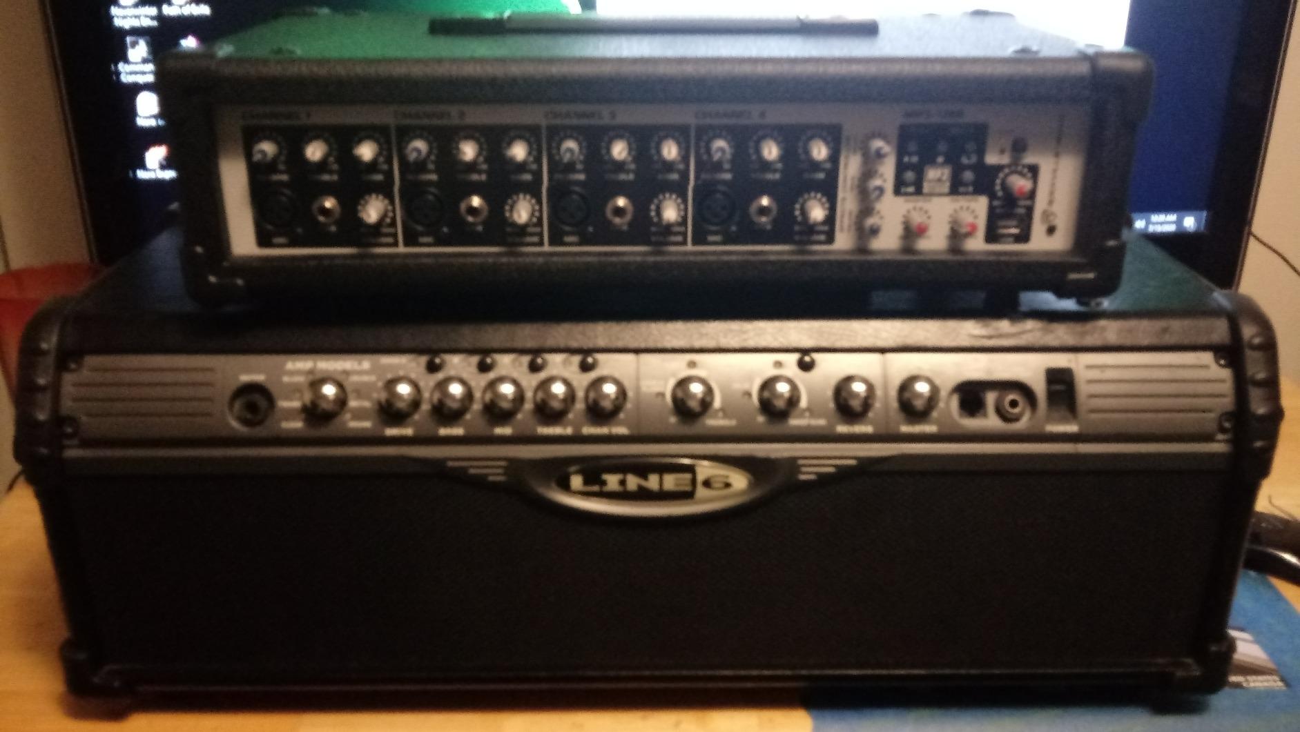 Rockville RPM45 1800w Powered 4-Channel Mixer Amplifier, USB, EQ, Effects, Phantom Power customer photo 1