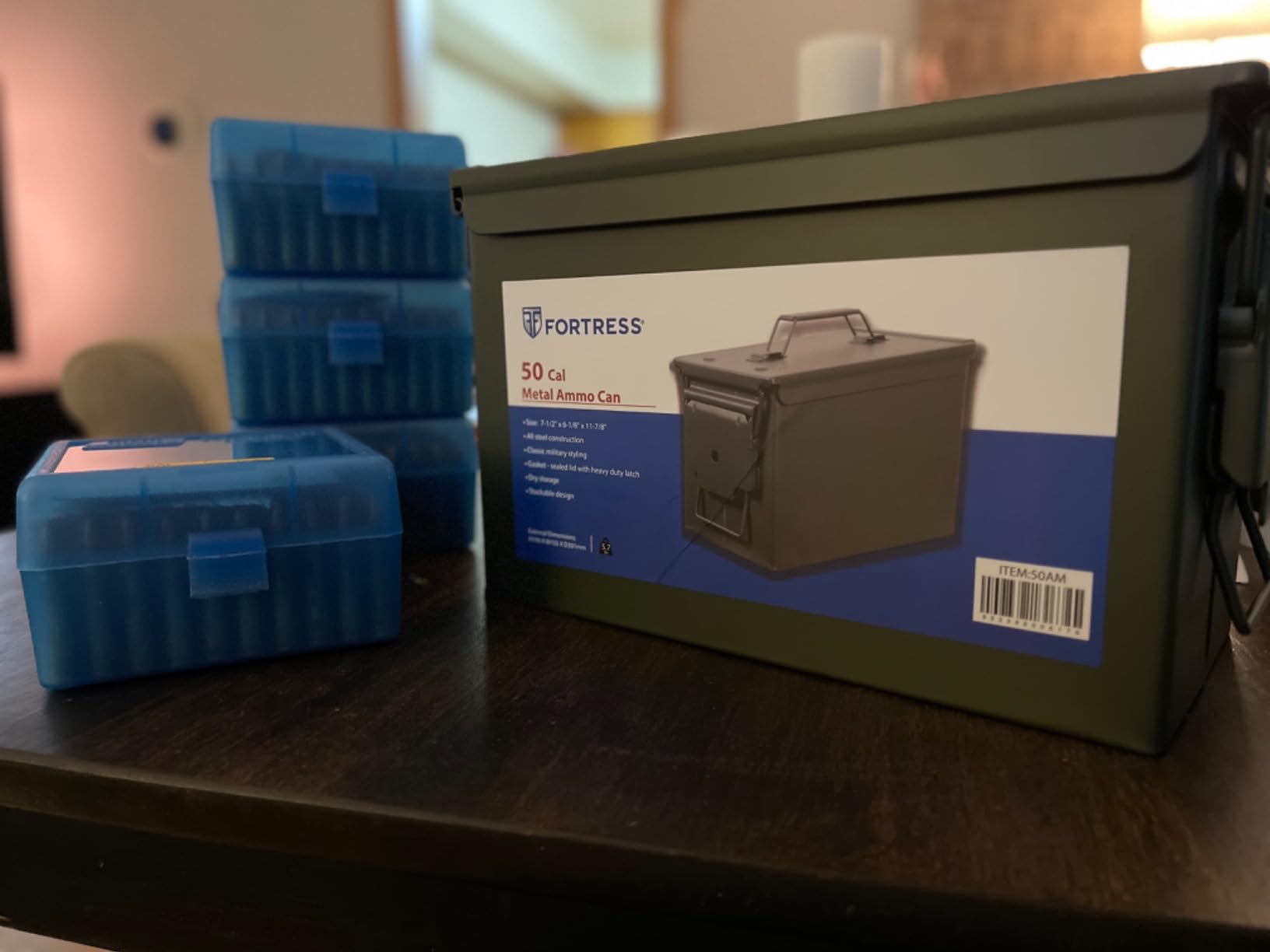Fortress 50 Caliber Metal Ammo Can (Lockable Steel, Waterproof Lid) customer photo 1