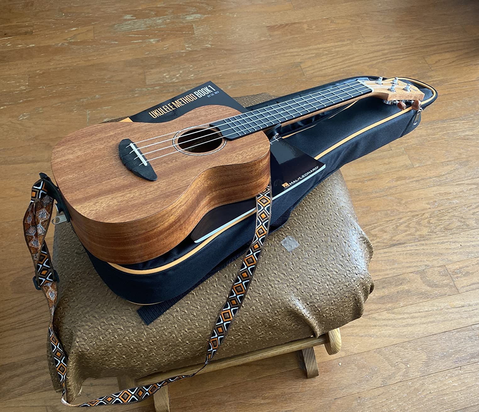 Donner Concert Ukulele Beginner Mahogany 23 Inch Ukelele Kit with Free Online Lesson Gig Bag Strap Nylon String Tuner Picks Cloth DUC-1 Gift Choice customer photo 2