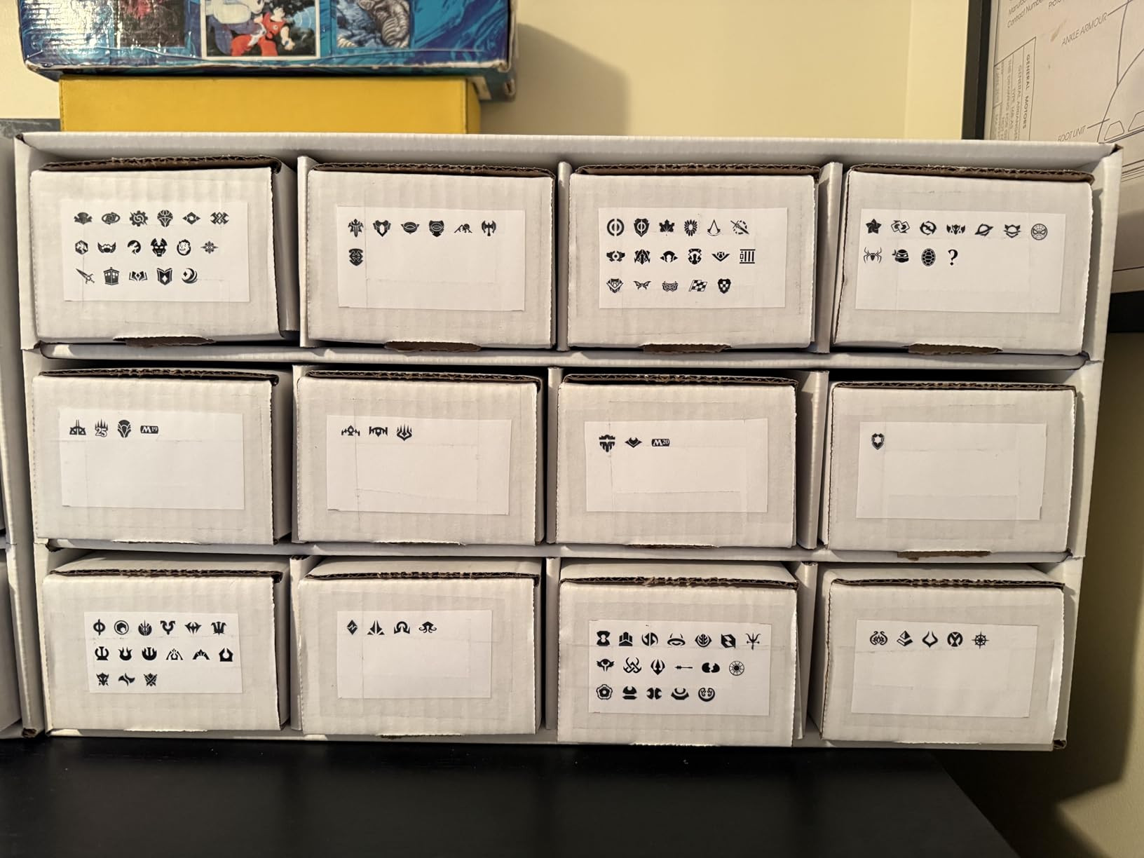 BCW Card House with 12 800-Count Storage Boxes, Holds 9,600 Cards customer photo 1