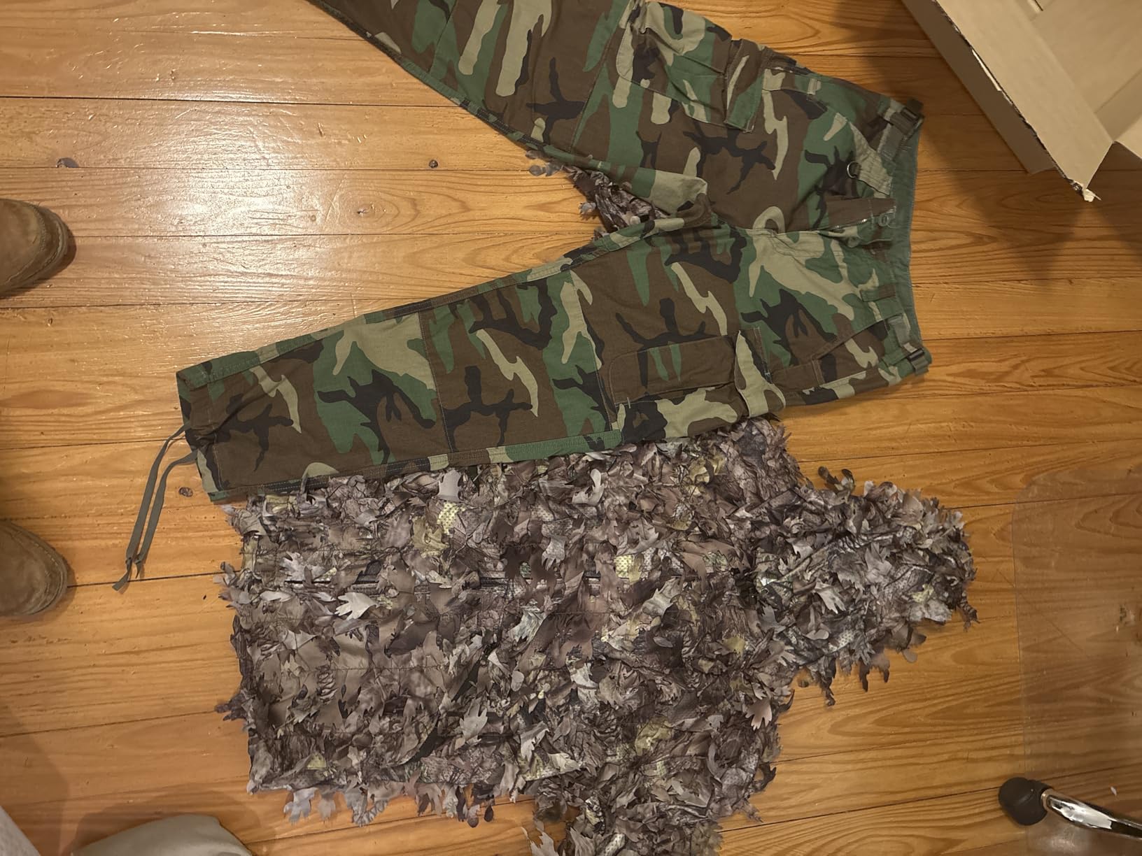 North Mountain Gear Ghillie Suit - Camo Hunting Suit - 3D Leafy Suit - Woodland Camouflage Jacket & Pants - Breathable customer photo 1