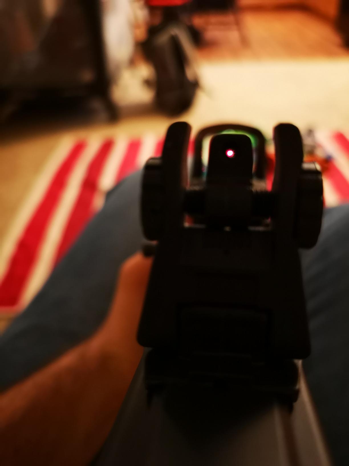 HOLOSUN 510C Multi-Reticle 2 MOA Dot & 65 MOA Circle Open Reflex Sight - Solar FailSafe Shake-Awake, 12 Settings - Red/Green Reticle customer photo 1