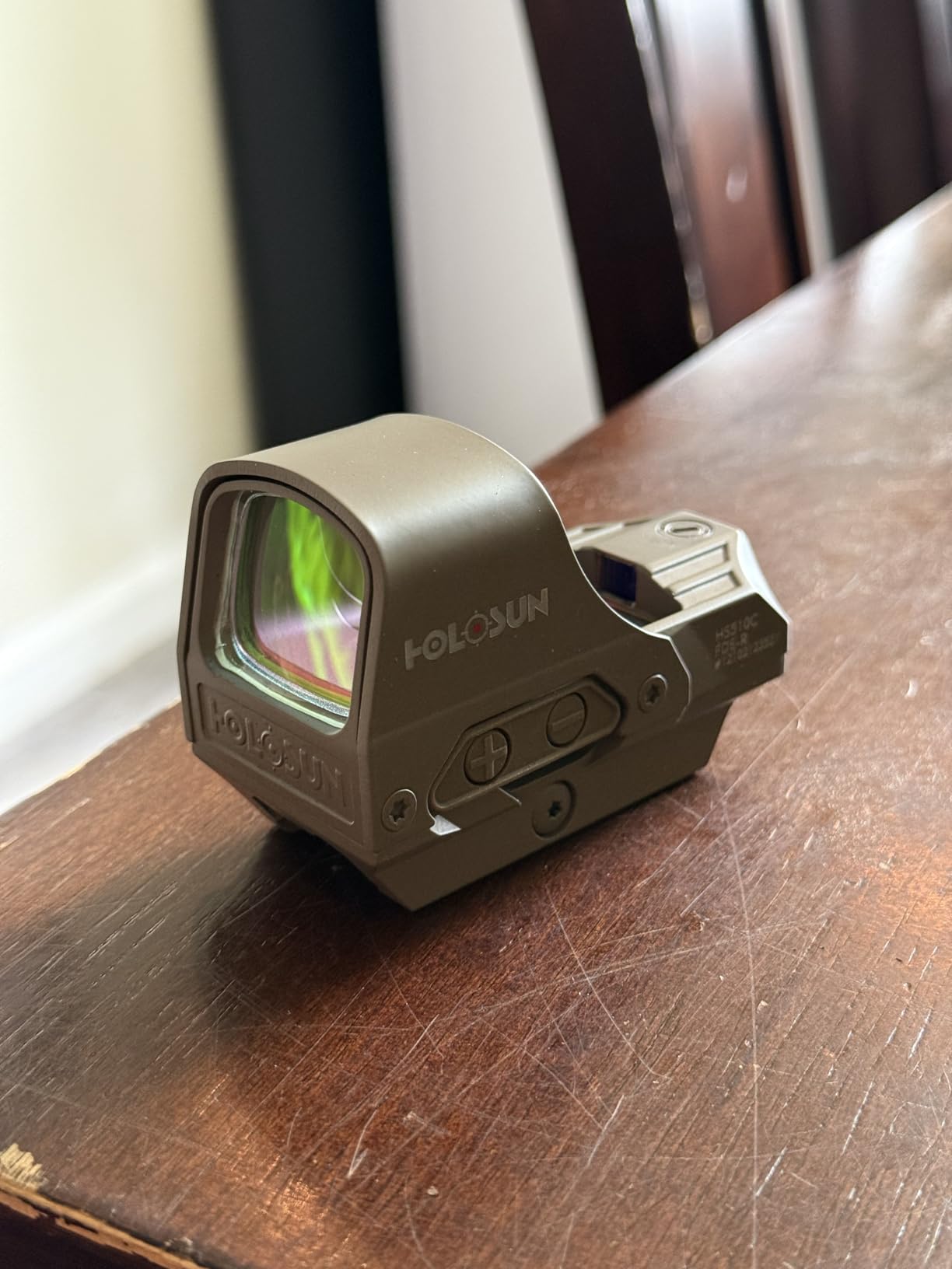 HOLOSUN 510C Multi-Reticle 2 MOA Dot & 65 MOA Circle Open Reflex Sight - Solar FailSafe Shake-Awake, 12 Settings - Red/Green Reticle customer photo 2