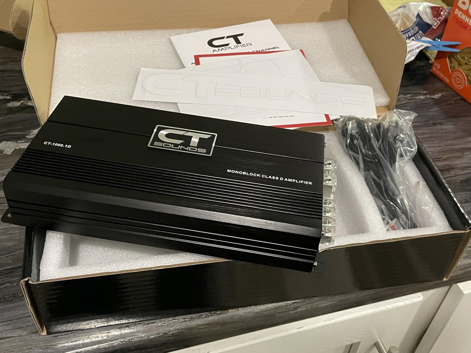 CT Sounds CT-1000.1D Compact Class D Car Audio Monoblock Amplifier, 1000 Watts RMS customer photo 2
