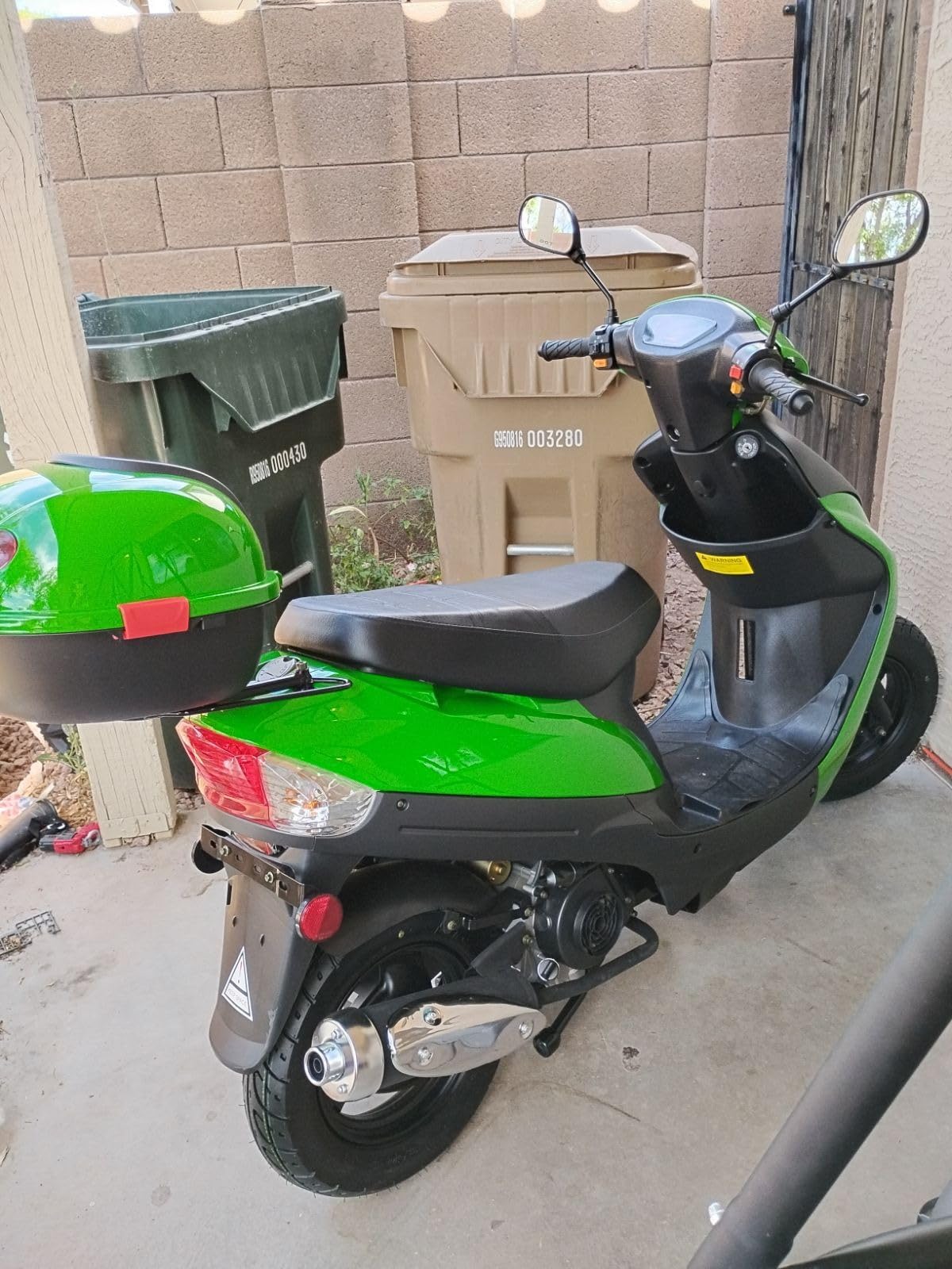 Taotao 50cc Gas Street Legal Scooter ATM50-A1 Scooter Green customer photo 1