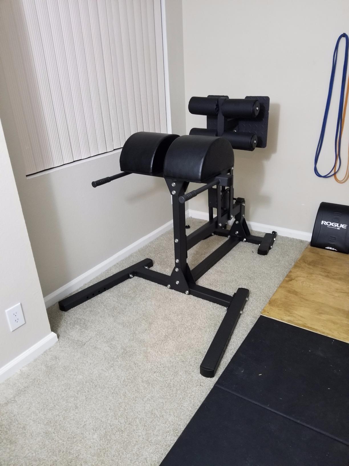 Titan Fitness Glute and Ham Developer, Adjustable GHD Machine, Comfortable Padding, Durable Steel Build, Workout Equipment for Commercial and Home Gym customer photo 2