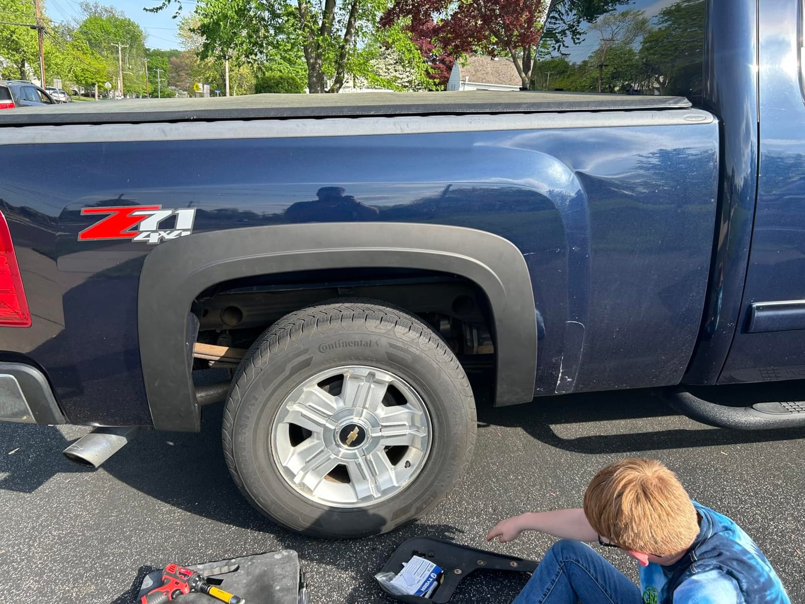Tyger Auto Fender Flare Compatible with 2007-2013 Chevy Silverado 1500 2500 3500HD (Not Fit 07 Classic) 6.5' & 8' Bed, Fine-Textured Black Paintable Factory Style 4pc | TG-FF6C4288 customer photo 2