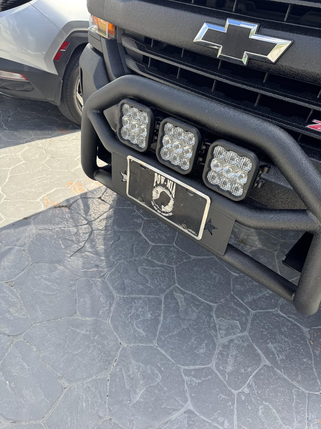 Tyger Auto TG-GD6C60048 Front Bumper Guard Compatible with 2007-2018 Chevy Silverado / GMC Sierra 1500 (Exclude 2007 Classic Models) | Textured Black | Light Mount | Bull Bar customer photo 1