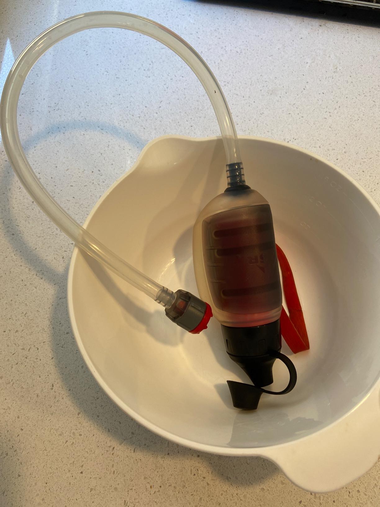 MSR TrailShot Ultralight Backpacking and Camping Squeeze Water Filter customer photo 1