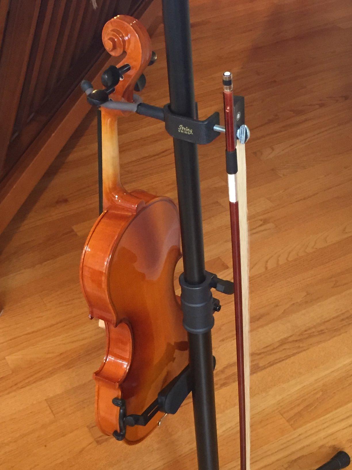 Mendini by Cecilio Violin 4/4 Full Size Set For Beginners - Hand Carved Acoustic Violins Set - Fiddle Solidwood Kit with Hard Case, Two Bows, Tuner, Rosin, Shoulder Rest, Extra Strings, Lesson Book customer photo 1