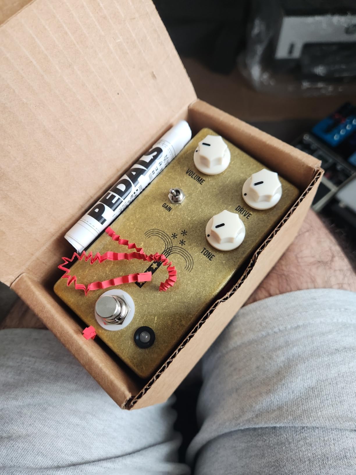 JHS Pedals Morning Glory V4 Overdrive Guitar Effects Pedal, Gold customer photo 1