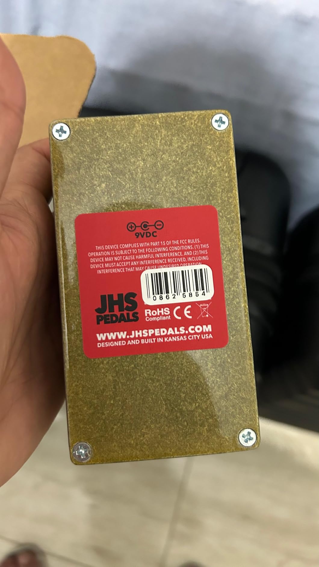 JHS Pedals Morning Glory V4 Overdrive Guitar Effects Pedal, Gold customer photo 2