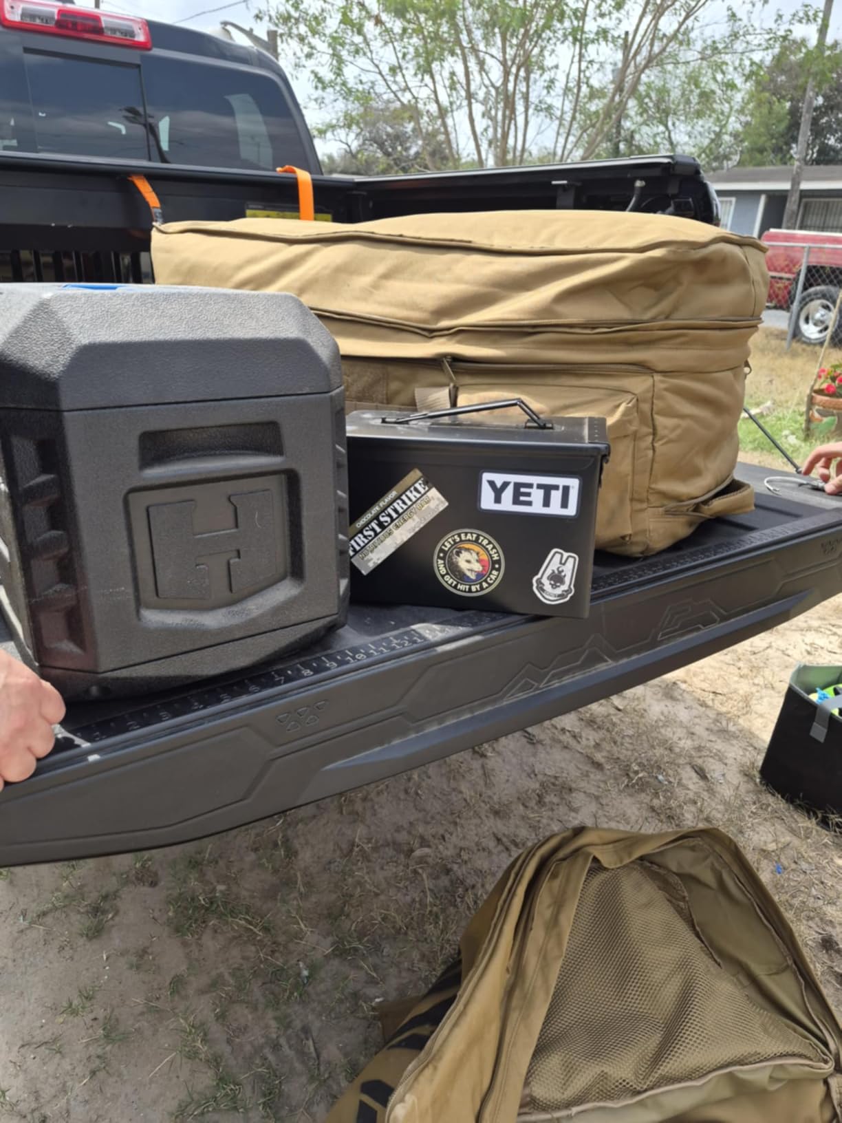 Lockable Metal Ammo Storage Box - Military & Army Steel Ammo Can for Ammunition Storage - Waterproof Ammo Crate Utility Box customer photo 1