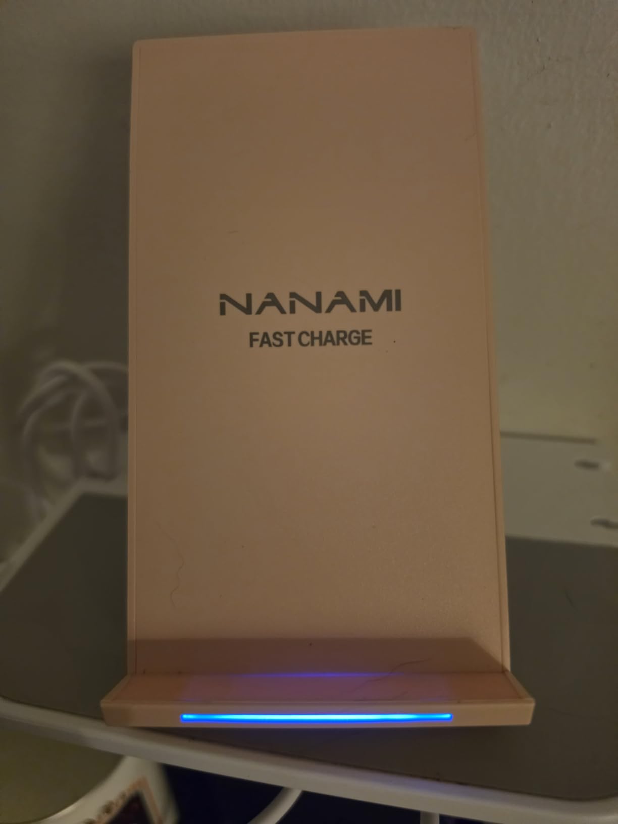 NANAMI Fast Wireless Charger, Wireless Charging Stand | Compatible iPhone 17/17 Air/16/15/15 Pro/15 Pro Max, Nightstand Phone Charger Dock for Samsung Galaxy S26/S26+/S25/S24 customer photo 1