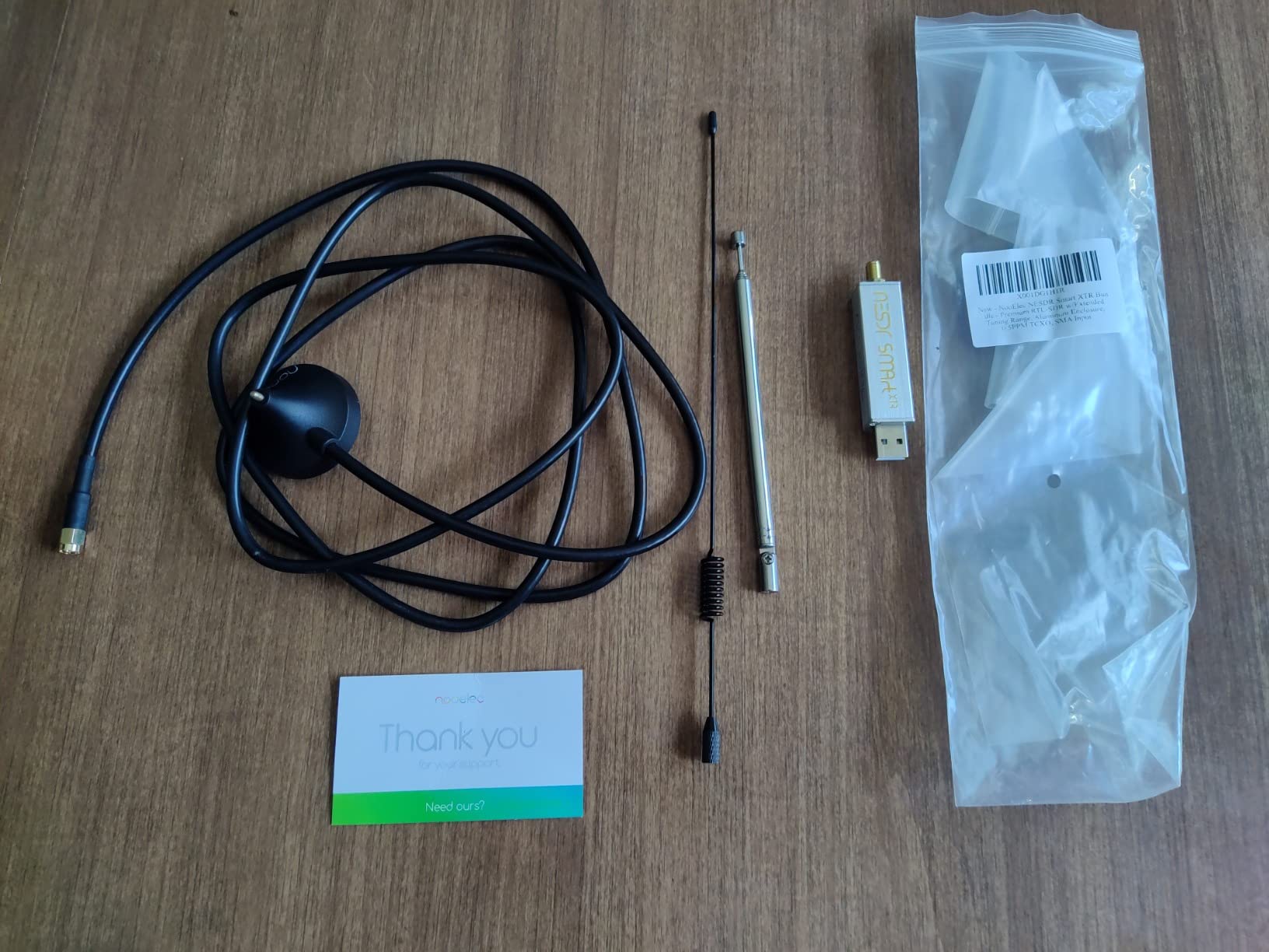 NooElec NESDR SMArt XTR Bundle - Premium RTL-SDR w/Extended Tuning Range, Aluminum Enclosure, 0.5PPM TCXO, SMA Input customer photo 1