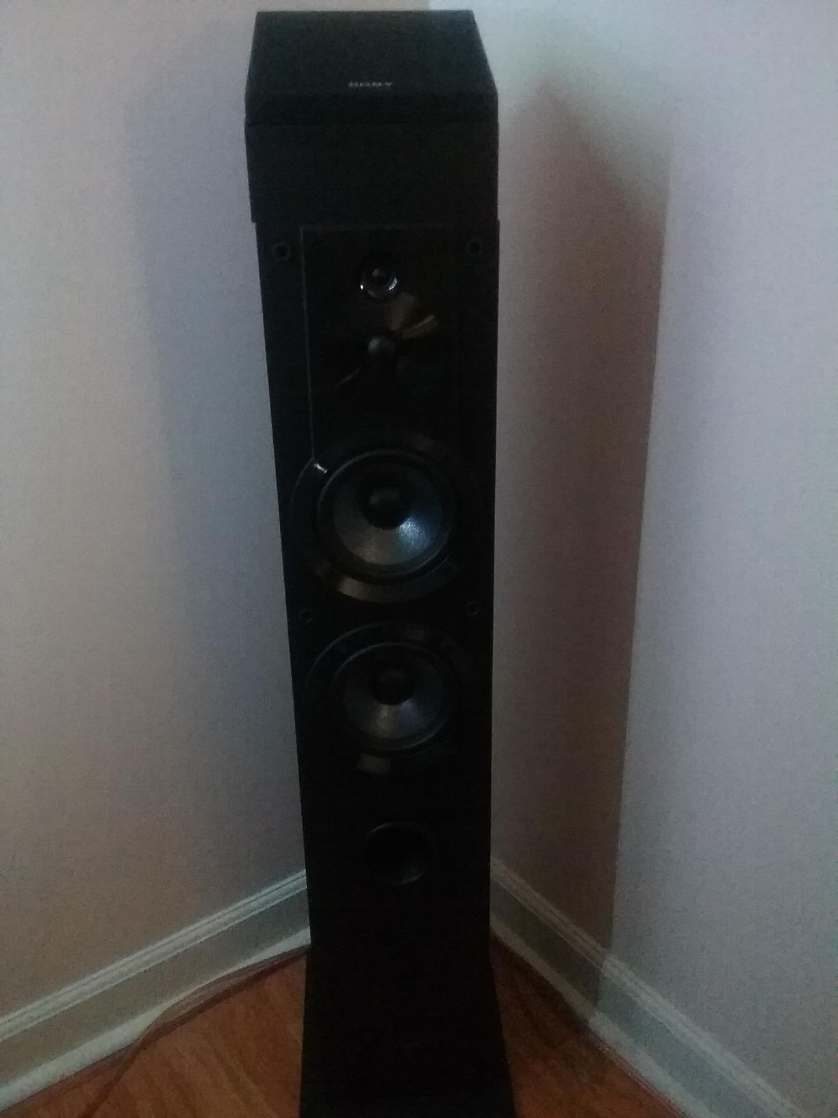 Sony SS-CS3 3-Way 4-Driver Floor-Standing Speaker (Black) | Pair, Unprecedented Audio, High-Resolution Audio, Room-Filling Sound, Includes 4 x Foot Pads customer photo 1