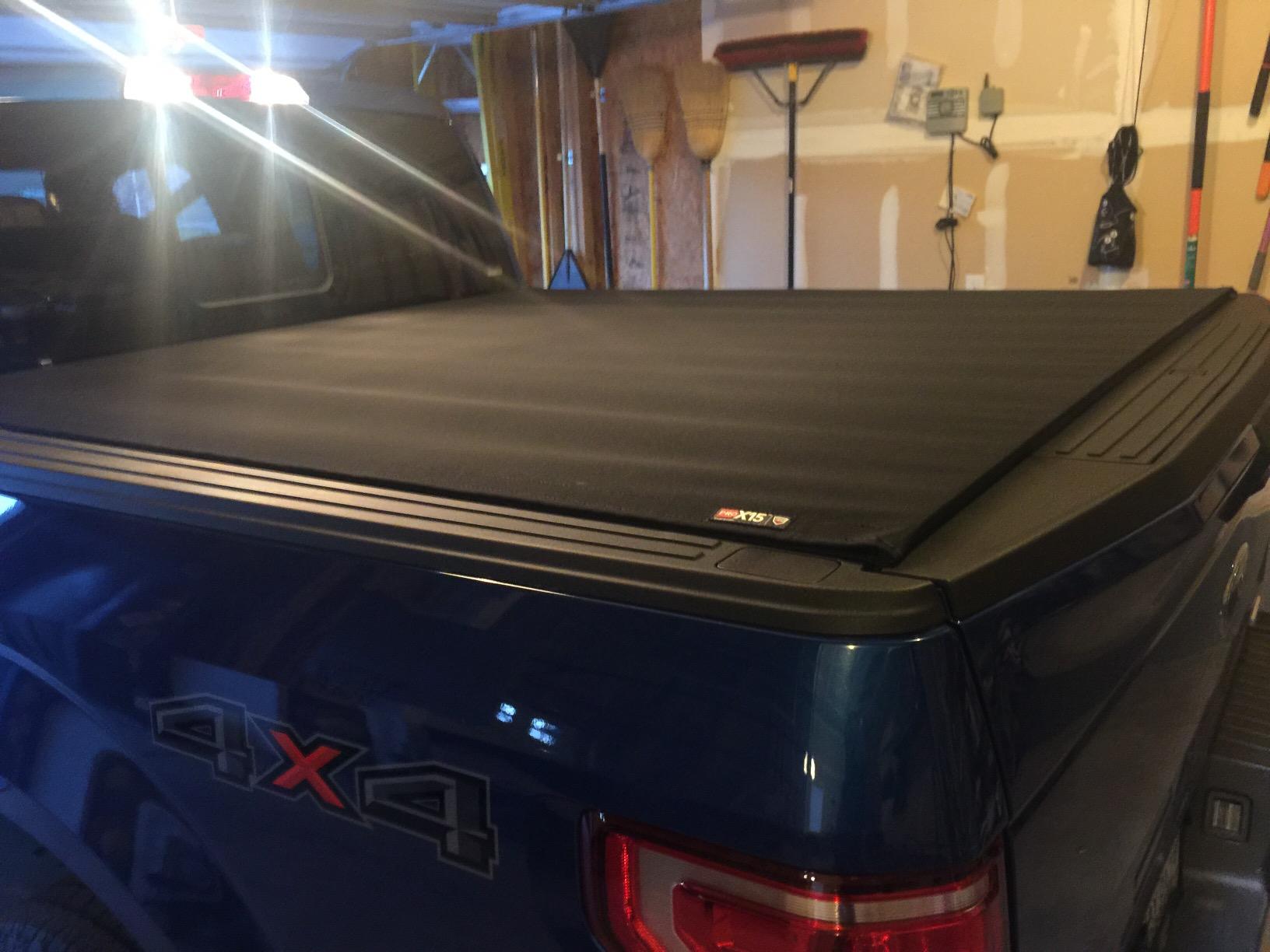 TruXedo Pro X15 Soft Roll Up Truck Bed Tonneau Cover | 1497701 | Fits 2015-2024 Ford F-150 5' 7