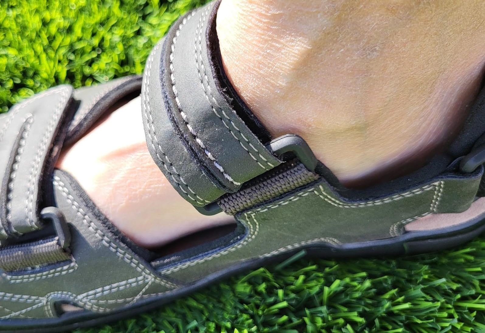 DOCKERS Mens Newpage Outdoor Sport Sandals with Memory Foam customer photo 2