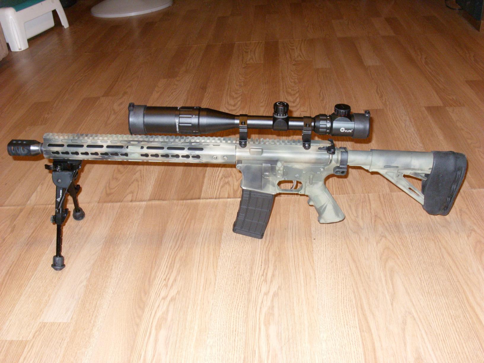 CVLIFE 4-16x44 AO Rifle Scope Red and Green Illuminated Scope with Locking Turret Sunshade and Mount Included customer photo 1