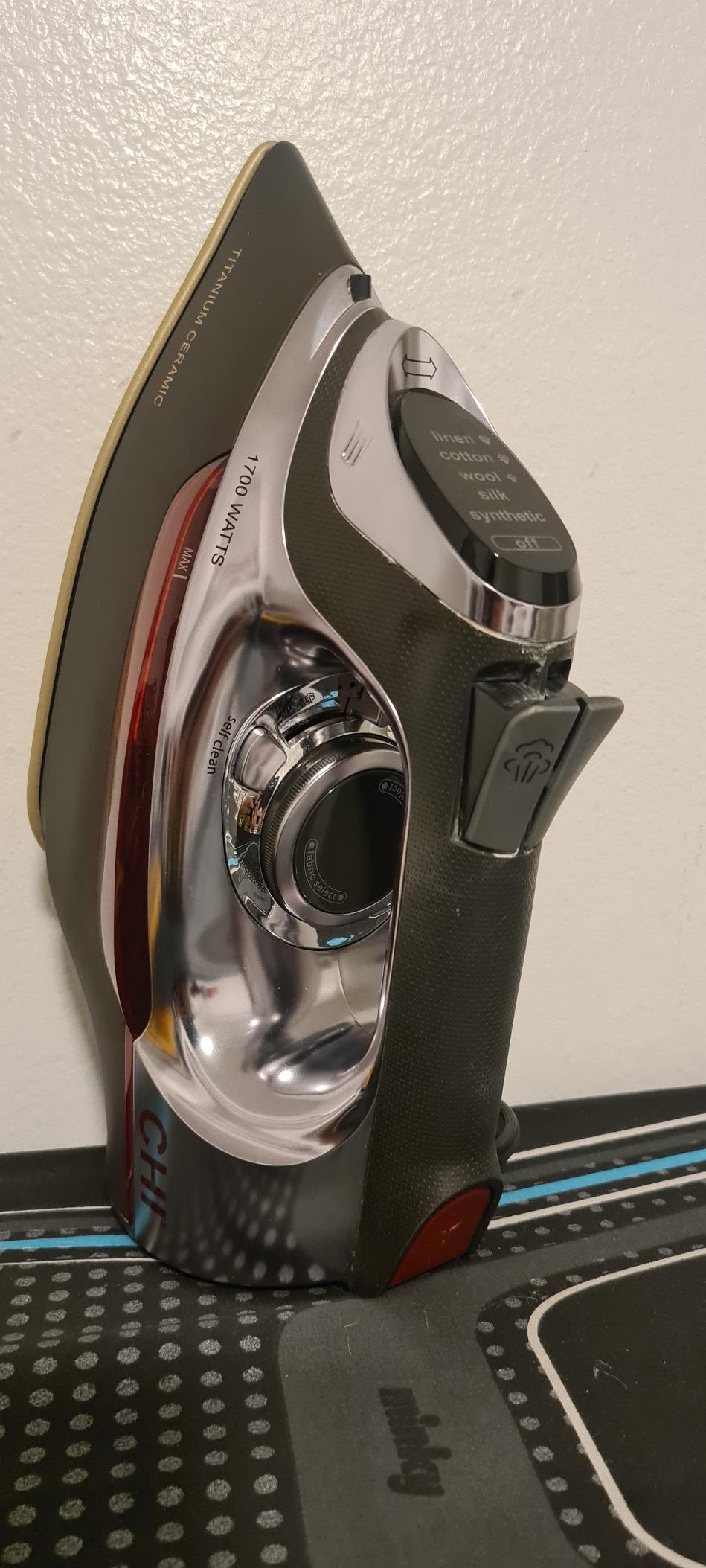 CHI Steam Iron for Clothes with Vertical Steam Burst, 8