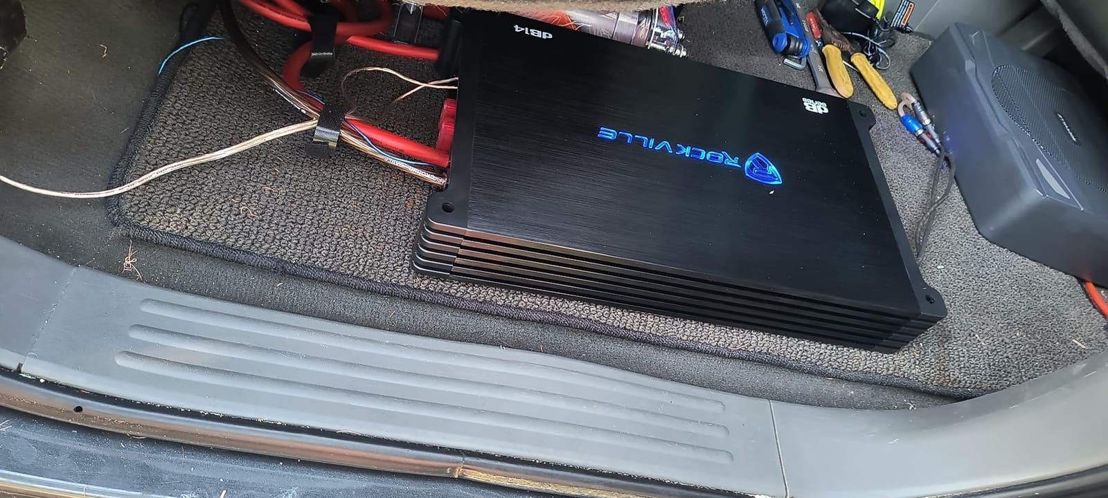 Rockville dB14 Mono Car Amplifier, 4000W, Class-D, Dyno-Certified, Subsonic Filter, EQ, Crossover, Bass Remote, Perfect for Subwoofers, and Car Audio customer photo 1