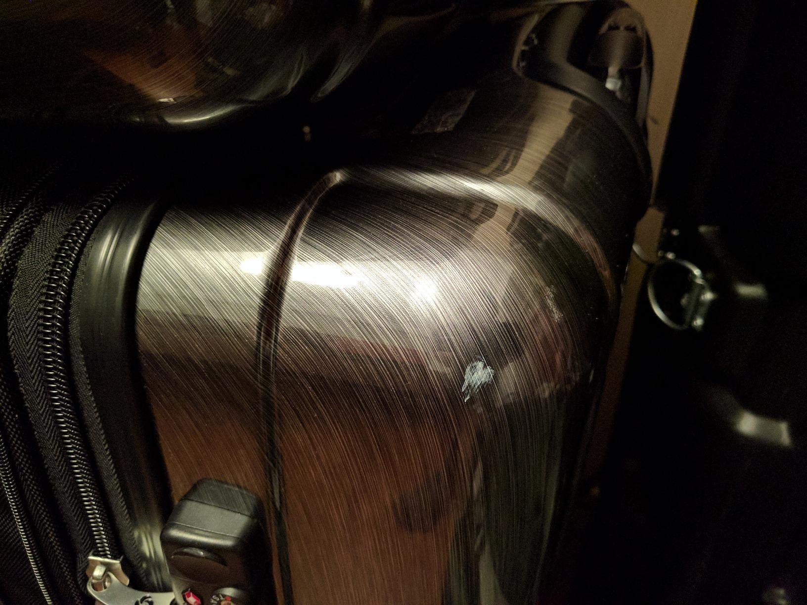 Samsonite Winfield 2 Hardside Expandable Luggage with Spinner Wheels, Brushed Anthracite, Checked-Large 28-Inch customer photo 1