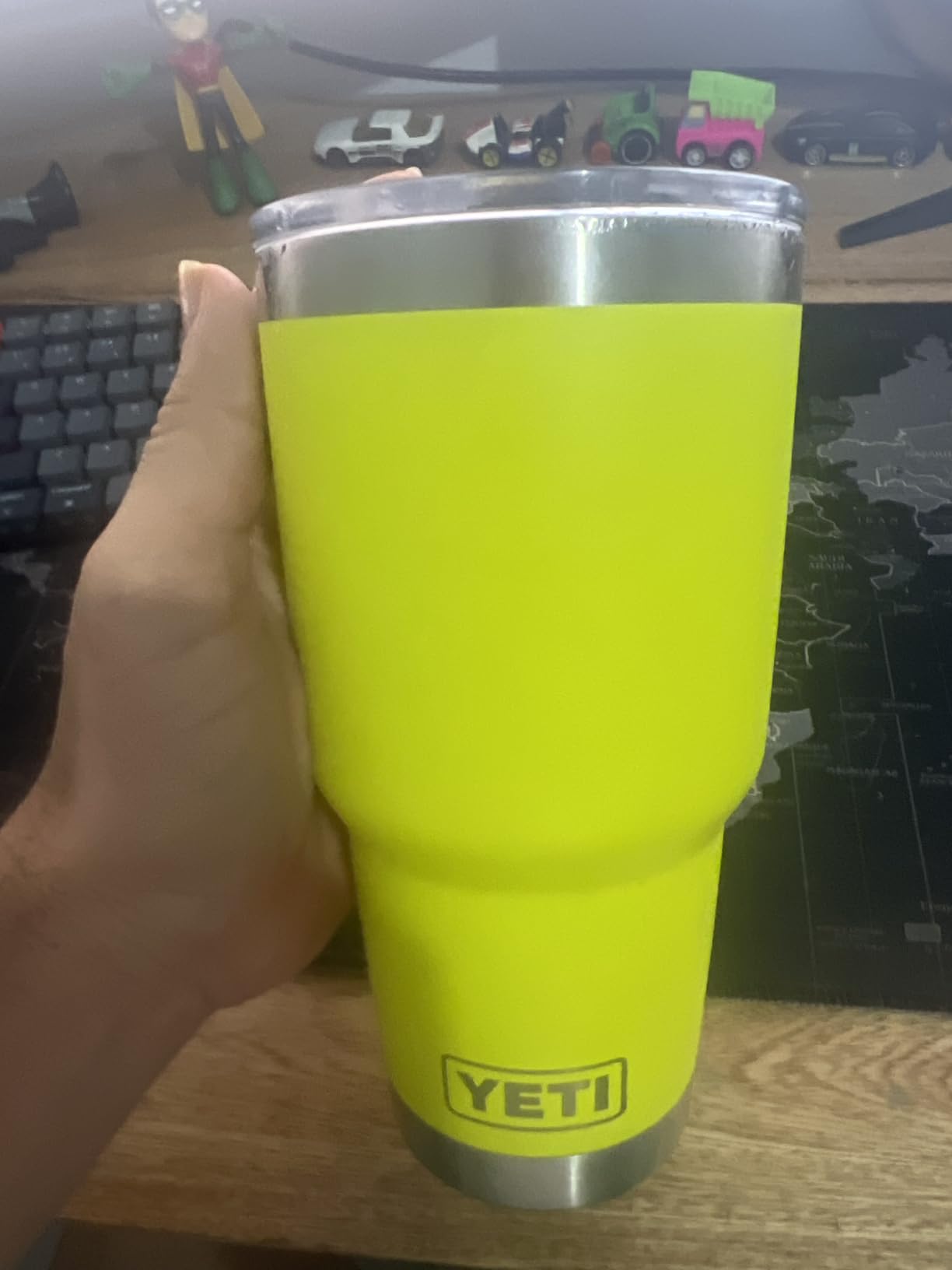 YETI Rambler 30 oz Stainless Steel Vacuum Insulated Tumbler w/ MagSlider Lid, Black customer photo 1
