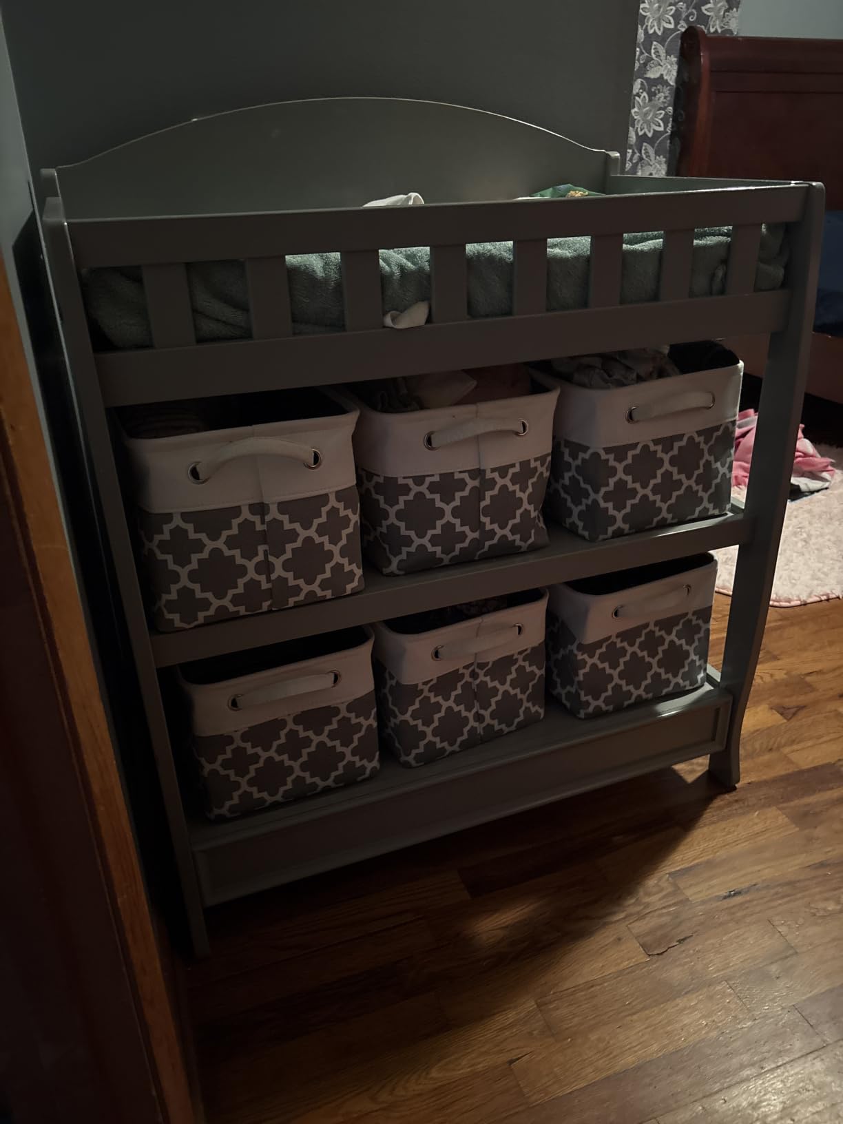 Delta Children Infant Changing Table with Pad, Grey customer photo 1