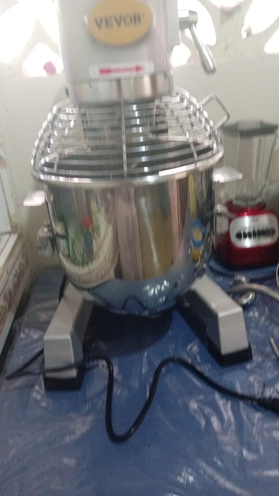 Happybuy 30Qt Commercial Food Mixer Timing Function 1250W Commercial Mixer | for Bakery Pizzeria Restaurant Kitchen, Stainless Steel Bowl Heavy Duty Stand Mixers with 3 Speeds, Dough Hooks Whisk Beater customer photo 2