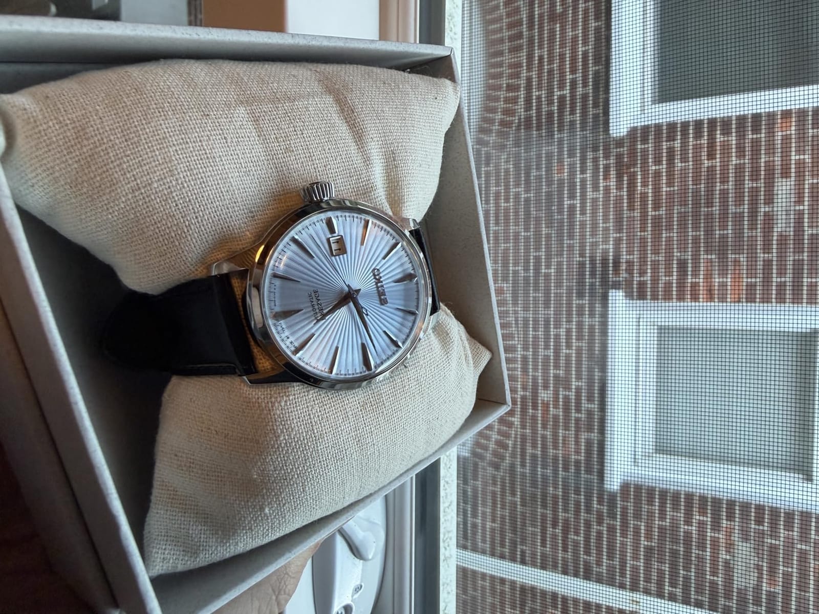 Presage Cocktail Time Automatic Watch for Men | Patterned & Gradated Dial, Golden Numerals and Date Calendar, 50m Water-Resistant, 41-Hour Power Reserve customer photo 2