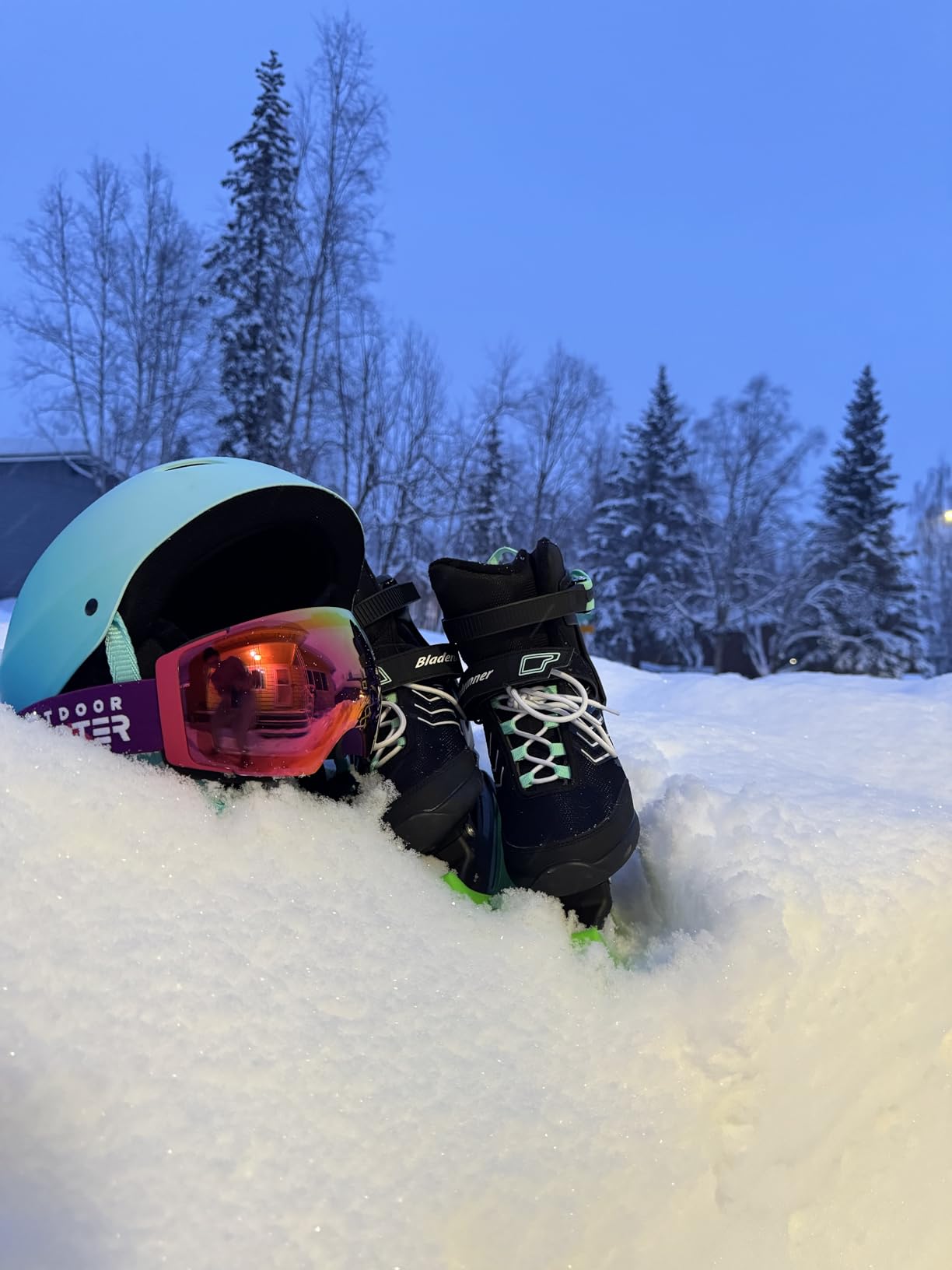 OutdoorMaster Kelvin Ski Helmet - Snowboard Helmet for Men, Women & Youth | Adjustable Dial Fit, ASTM Certified, 14 Vents customer photo 1