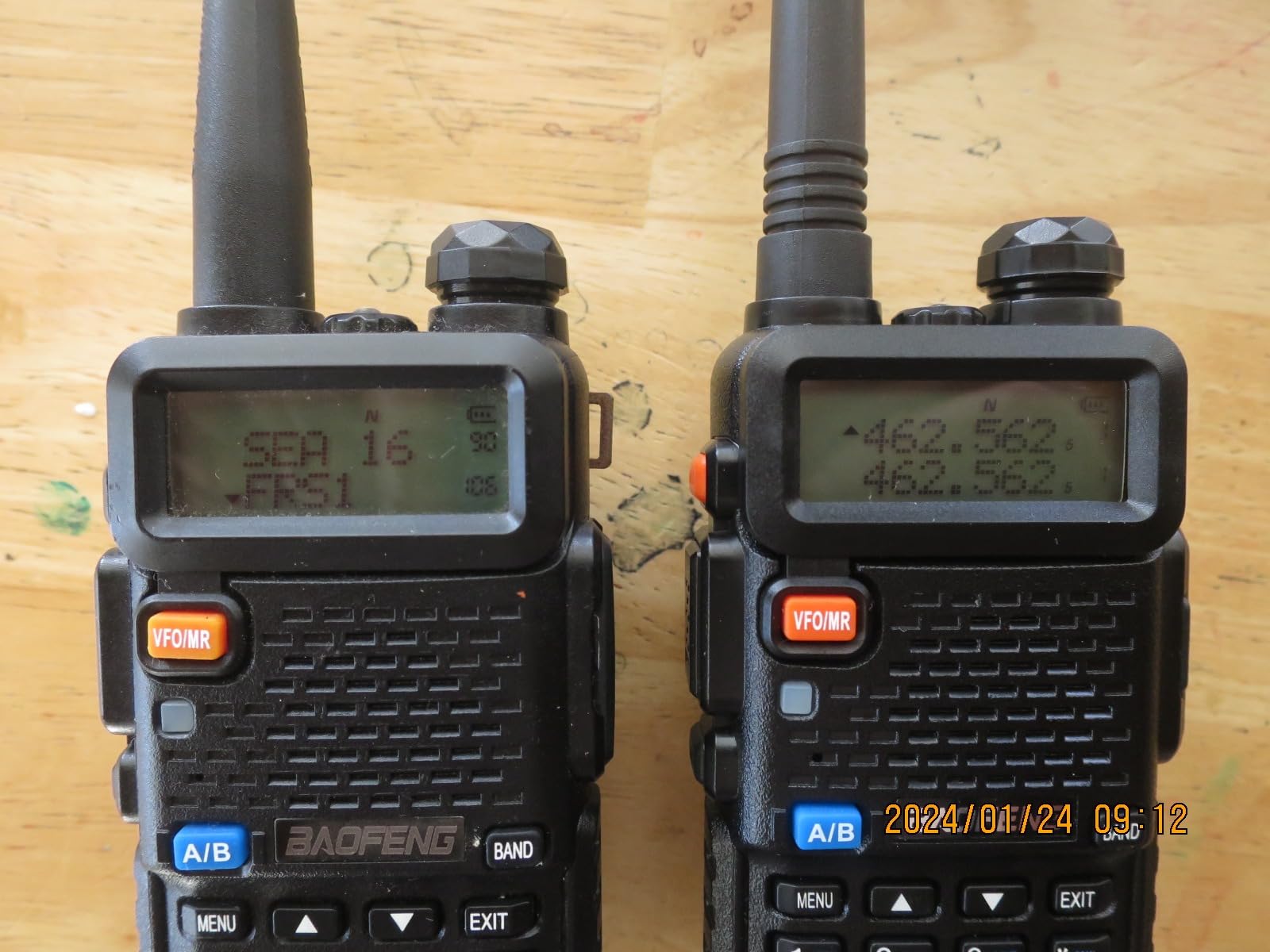 Baofeng UV-5R Ham Radio Handheld, Dual Band Two Way Radio (Black) | 144-148MHz 420-450Mhz Walkie Talkie, 1800mAh Li-ion Battery, Portable for Outdoor Hiking Camping Emergency Backup customer photo 2