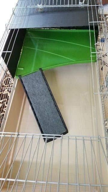 Amazon Basics Top Access Small Animal Habitat for Rabbit, Guinea Pig, Ferret & Chinchilla with Accessories, Jumbo, 48.6