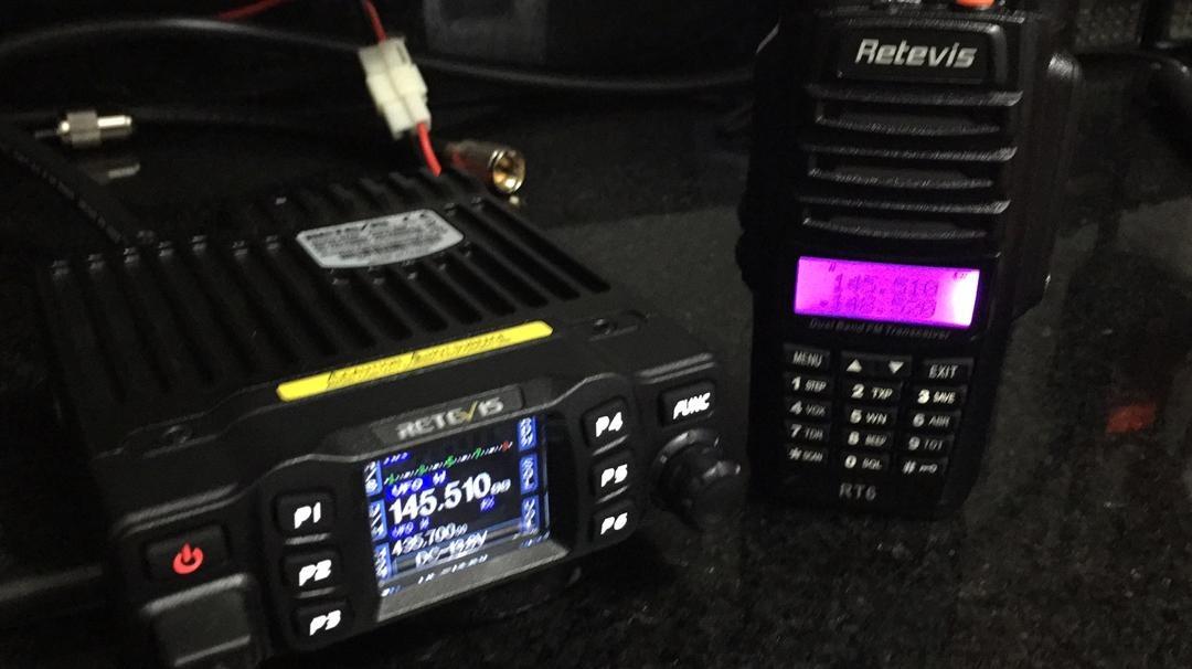 Retevis RT95 Mobile Ham Radio, 2m/70cm Dual Band Mobile Ham Radio Kit | Dual Speakers, CHIRP, 180° Rotatable LCD Screen, VOX, Ham Radio Base Station, Mobile Transceiver with Cable for Vehicle Car customer photo 1