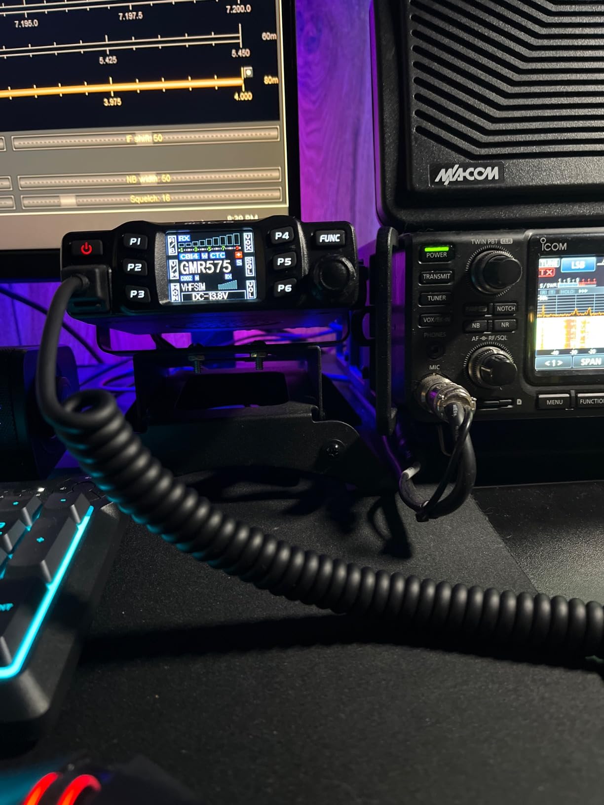 Retevis RT95 Mobile Ham Radio, 2m/70cm Dual Band Mobile Ham Radio Kit | Dual Speakers, CHIRP, 180° Rotatable LCD Screen, VOX, Ham Radio Base Station, Mobile Transceiver with Cable for Vehicle Car customer photo 2