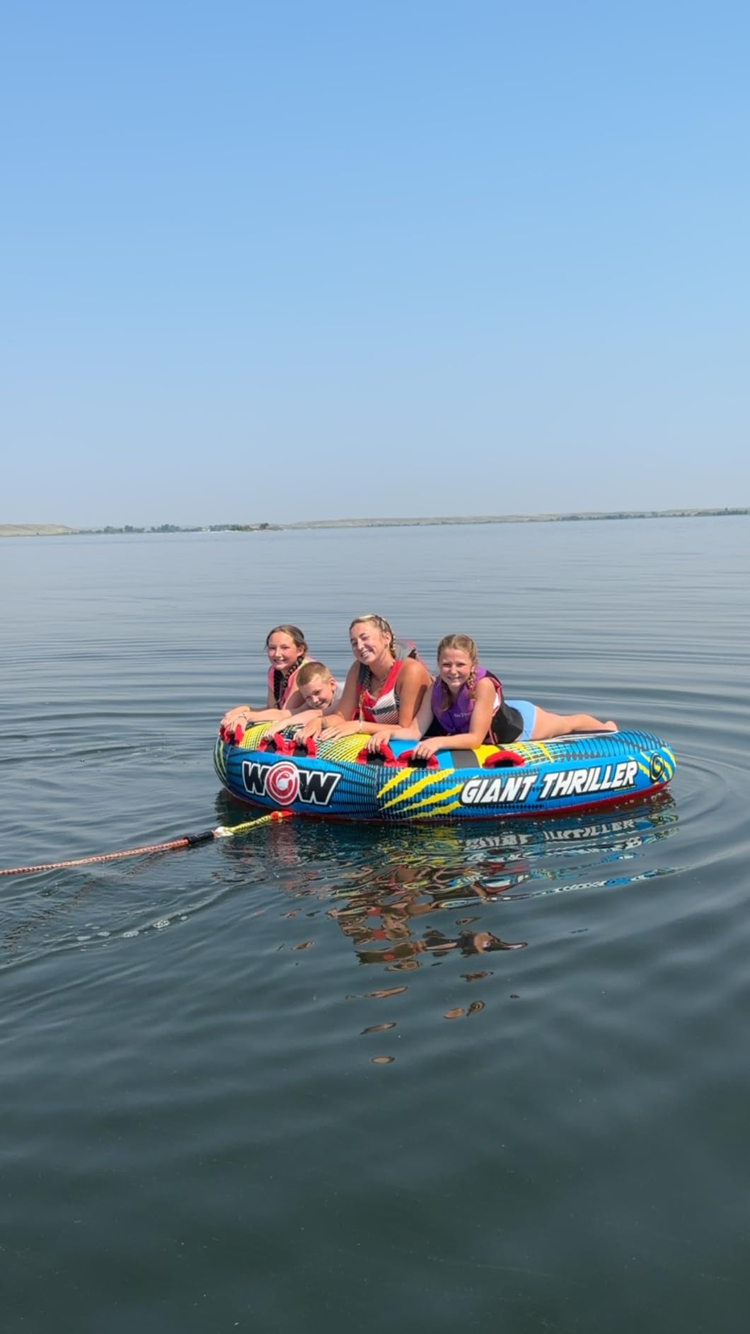 Wow Sports Thriller Towable Deck Tube for Boating Adults, Tubing Boat Inflatable for Water Sports customer photo 2