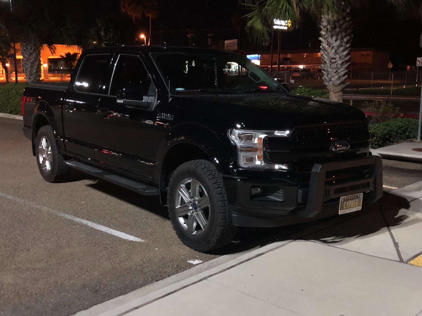 TAC Modular Bull Bar Fit 2004-2026 Ford F150 (Exclude Heritage Edition/All F150 Raptor models/2020-2022 Diesel Models)|2022-2026 F150 Lightning EV Front Guard Fine Textured Mesh Version customer photo 1