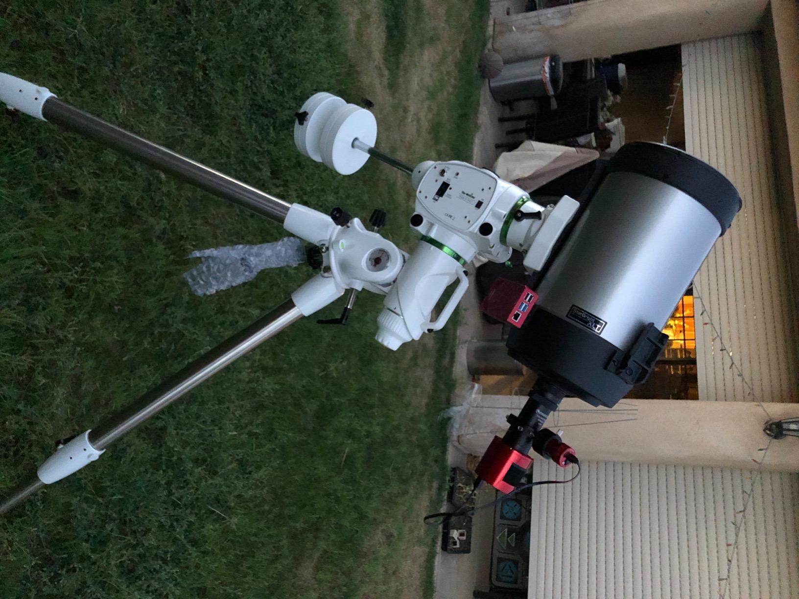 Sky-Watcher EQ6-R - Fully Computerized GoTo German Equatorial Telescope Mount - Belt-driven, Motorized, Computerized Hand Controller with 42,900+ Celestial Object Database customer photo 2