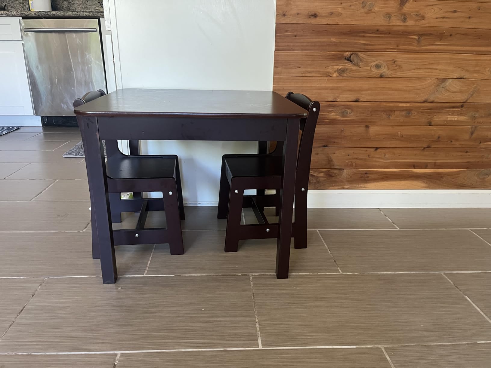 Delta Children MySize Table & 2 Chairs Set, Grey customer photo 2
