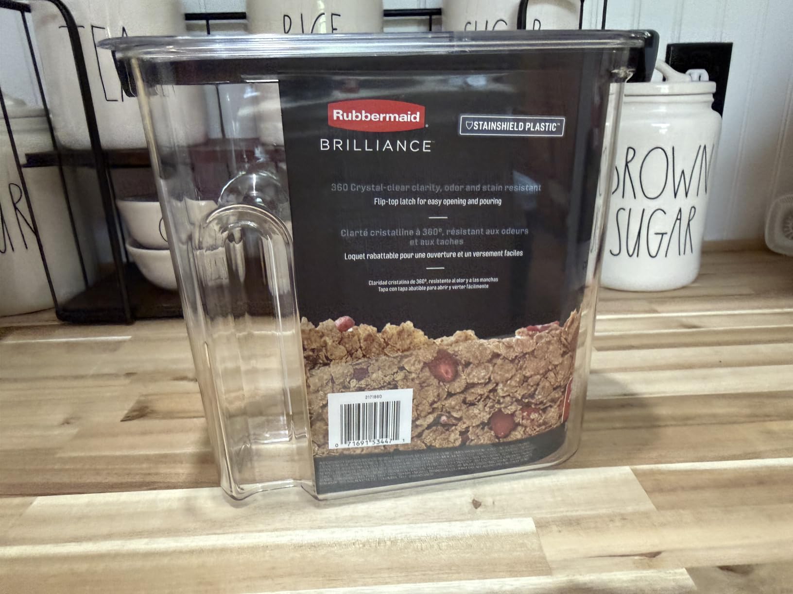 Brilliance Pantry Food Storage Container Set, BPA-Free, Airtight & Leak-Proof, Clear, 8-Piece, Dishwasher Safe customer photo 1