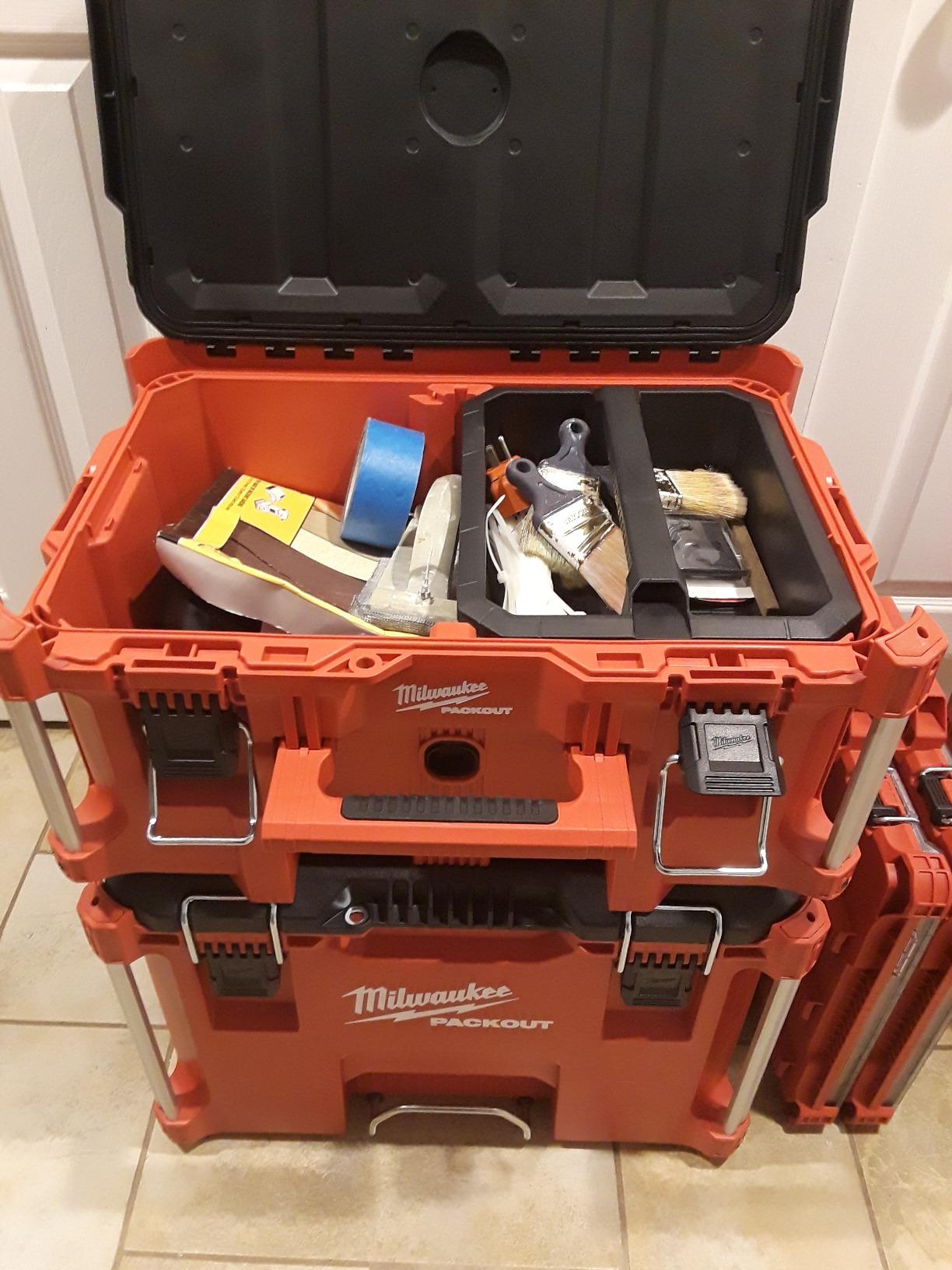 Milwaukee Electric Tool 48-22-8425 Packout, Large Tool Box, Red customer photo 1