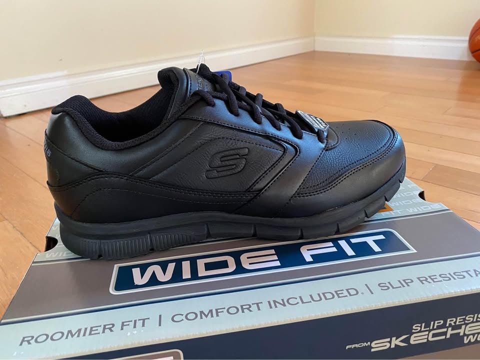 Skechers Men's Nampa Lace Up | Work, Athletic Inspired, Relaxed Fit, Memory Foam, Electrical Hazard, Slip Resistant customer photo 2