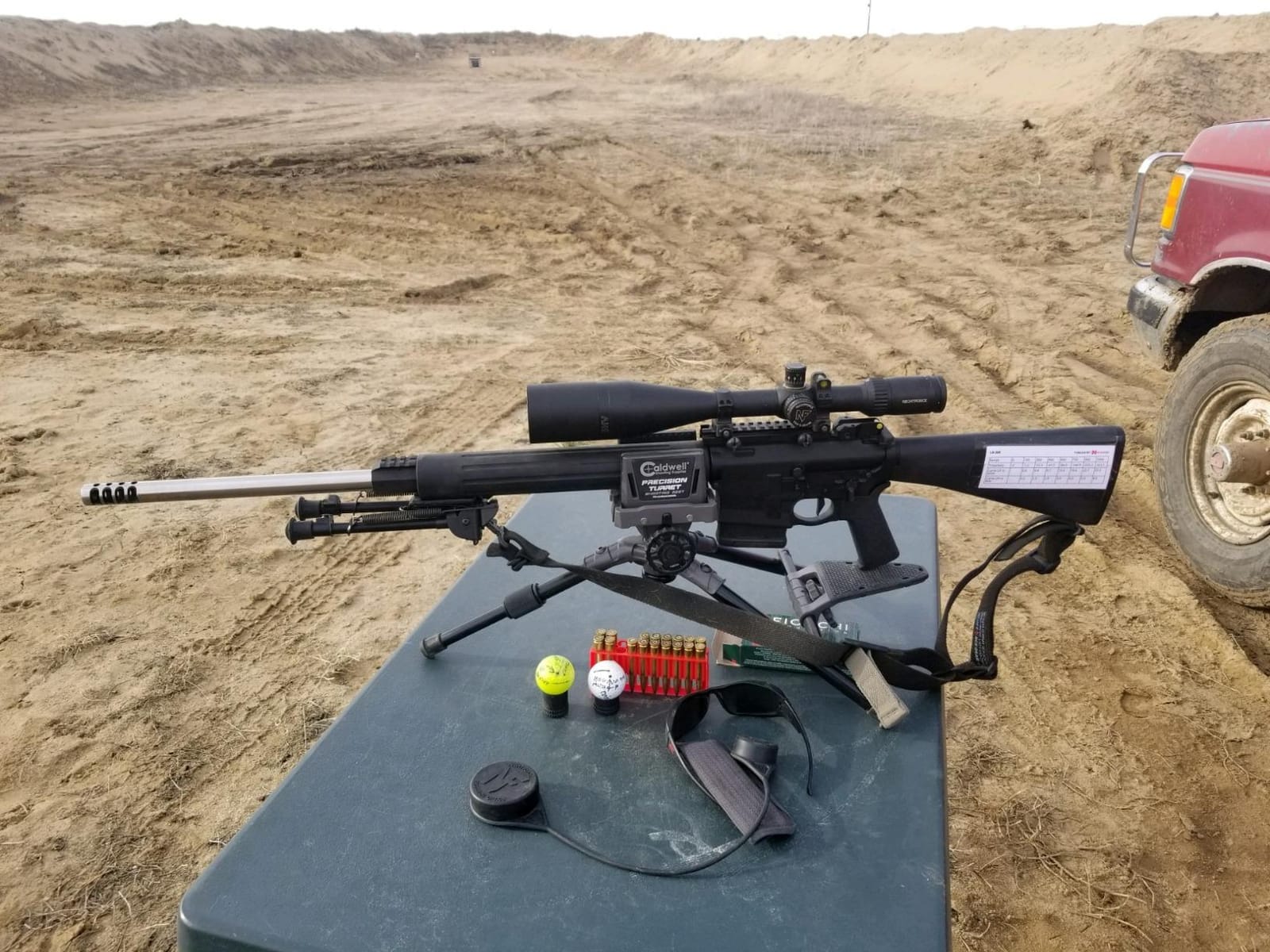 Caldwell Precision Turret Gun Clamp Shooting Rest | Adjustable Leg & Front Rest, Tilting & Panning, Micro-Precision Pistol Grip customer photo 1