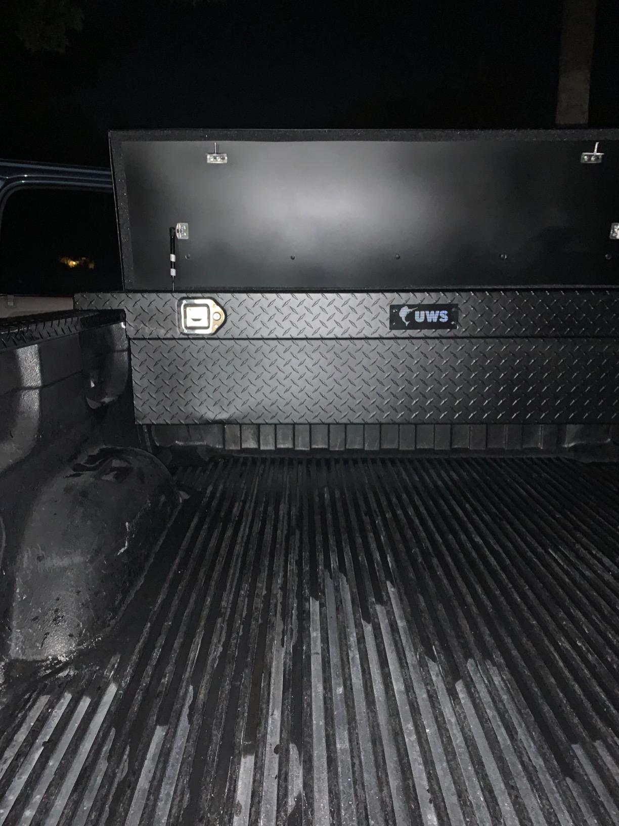 UWS EC10473 69-Inch Matte Black Heavy-Wall Aluminum Truck Tool Box with Low Profile, RigidCore Lid customer photo 2